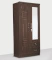 Wooden Polished Rectangular Brown Double Door Plain eco 2 door wardrobe