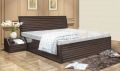 Wood Polished elite top storage bed