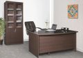Wood Polished Brown Rectangular stylish office workstation
