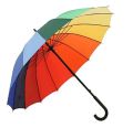 Polyester Multicolor 16 tar rainbow umbrella