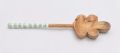 Multicolour Printed lime line wooden spoon