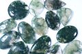 Maahi Gems Polished Multi Shape Green moss agate gemstone
