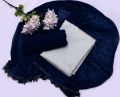 Blue Cotton Silk Dress Material