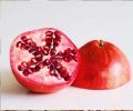 Dark Pink fresh pink pomegranate