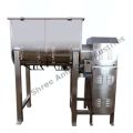 Stainless Steel Electric Semi Automatic 440 VAC 50/60 Hz 2.5 kW Shree Ambica Industries ribbon blender mixer machine