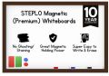 STEPLO (Brown) Magnetic Wall Whiteboards