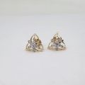 JCT2 Ladies Diamond Gold Earrings