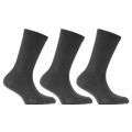 Cotton Plain black full length socks
