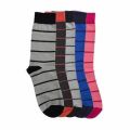 Cotton Striped Full Length Socks