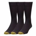Black plain men full length cotton socks