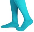 Cotton Plain unisex full length socks