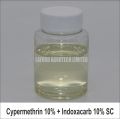 Cypermethrin 10% +indoxcarb 10 %SC