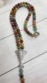 Tourmaline beads with ad pendant