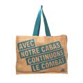 LMC Promotional Burlap Jute Shopping Tote Bags