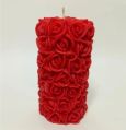 Soy Wax Floral Rose Scented Candle