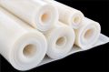 Plain milky white silicone rubber sheets