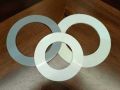 Polished Round White Silicone Rubber Gaskets