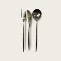 Oval Silver Stainless Steel Cutlery Set