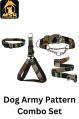 Army Pattern Dog Body Belt & Harness Set
