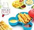 Plastic Polished Available in Many Colors Plain mickey food plate