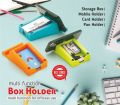 Plastic Polished Rectangular Available in Many Colors Plain multi function box holder