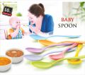 Polished Available in Many Colors Plain plastic baby spoons