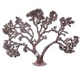 Metal Polished Brown Carved decorative hanging tree