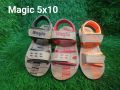 AIR STEP LTE Rexin All Colors Rexin With Lycra Printed magic kids sandals