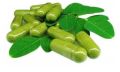 Green organic moringa capsules