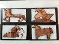 Animal Design Terracotta Hanging Wall Plate