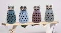 Creators Podd Multicolor terracotta owl sculpture