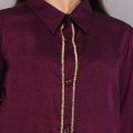 Krishika Kreations Rayon  3/4th Sleeve Stitched Machine Made Designer Cotton Kurti