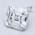 White D F High Carat Diamond square cut diamond