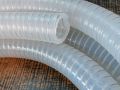 Polished Round White wire braided silicone rubber hose