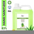 Green liquid 5 ltr aloe vera hand sanitizer