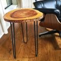 Wooden Round Corner Table