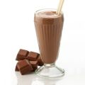 Brown Liquid chocolate flavored milk