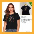Face Art Hand Embroidered T-shirt