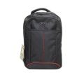 Polyester Plain black office backpack bag