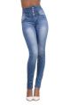 Ladies Casual Faded Jeans