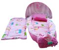 Pink Newborn Baby Bedding Set