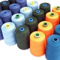 Multicolor Dyed spun polyester thread