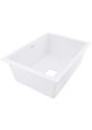 Dexson Rectangular white quartz single bowl kitchen sink