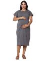 maternity feeding stretchable dress