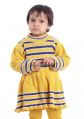 Girls Yellow Winter Frock