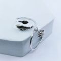 925 Sterling Silver Polished Round silver toe ring