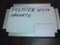 Polyster White Magnetic Board