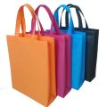 Multi Colour Plain loop handle non woven bag