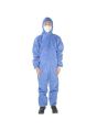 Blue Disposable Coverall Suit
