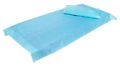 Blue Disposable Bed Sheet